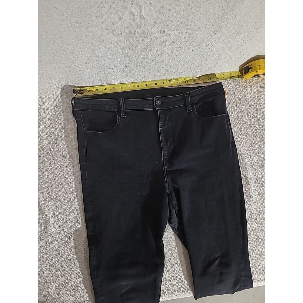 American Eagle Women's Black Denim Jeans Size 16s Next Level Stretch